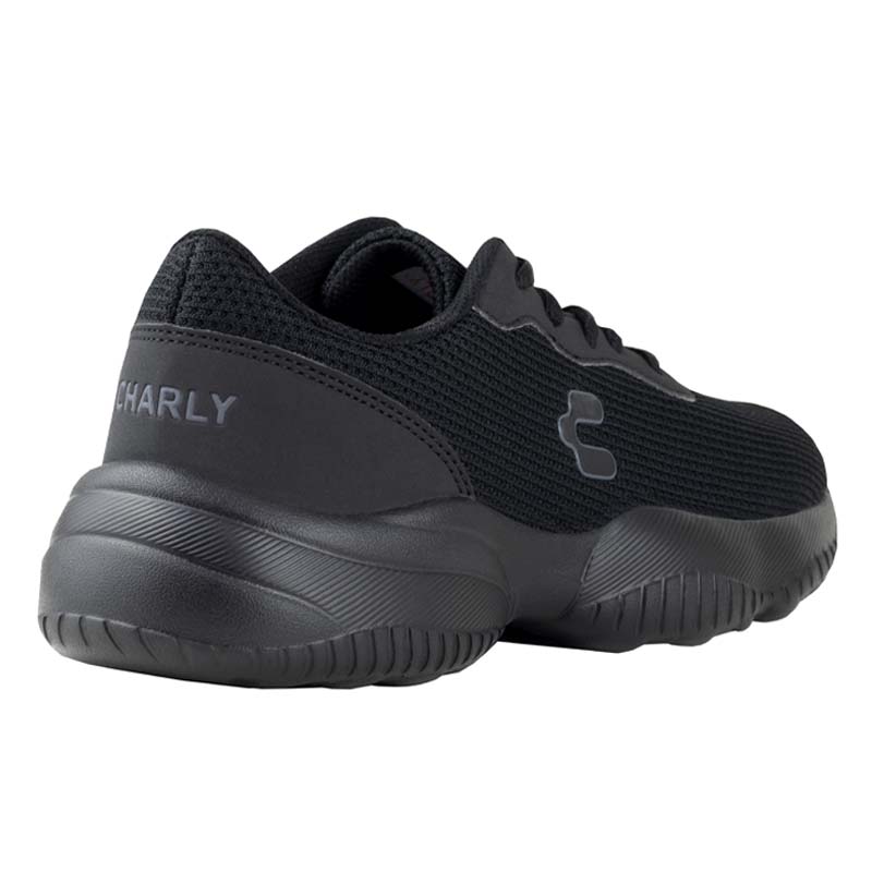 TENIS URBANOS CHARLY CITY SPORT SUELA GRUESA 1029923 NEGRO NEGRO ORIGINAL
