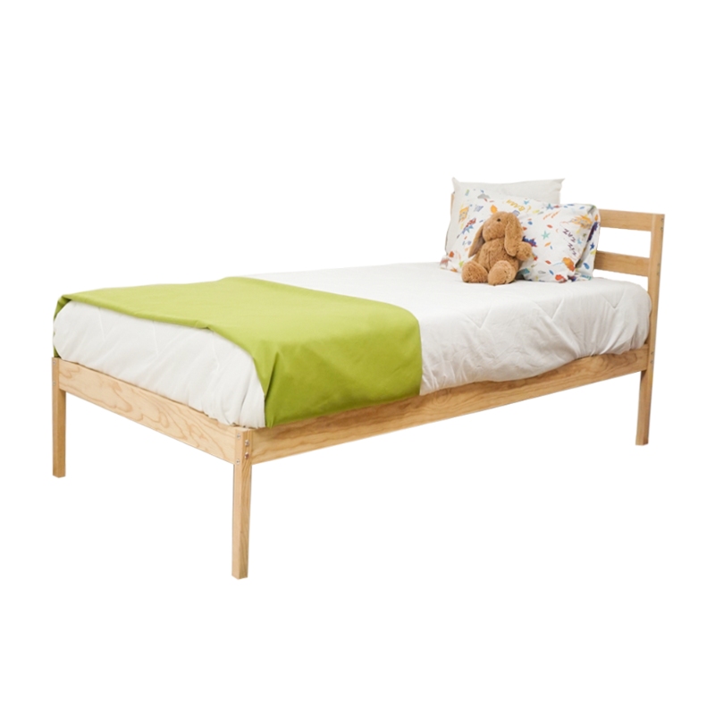 Cama Individual De Madera De Pino Importado Estilo Nórdico Recámaras