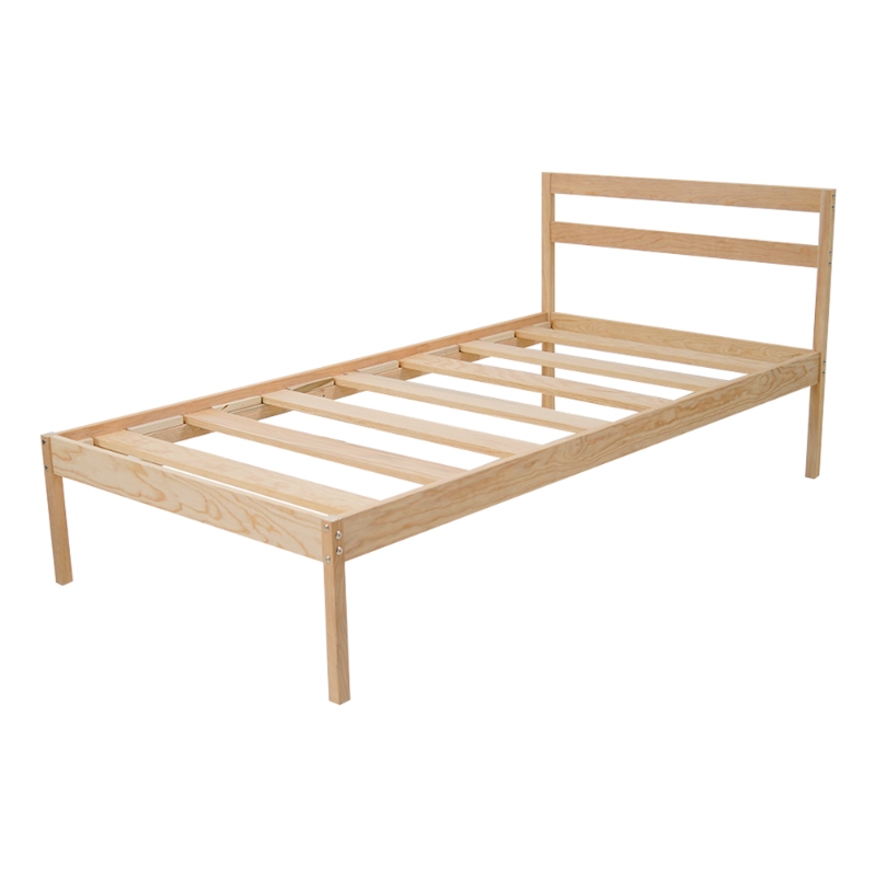 Cama Individual De Madera De Pino Importado Estilo Nórdico Recámaras