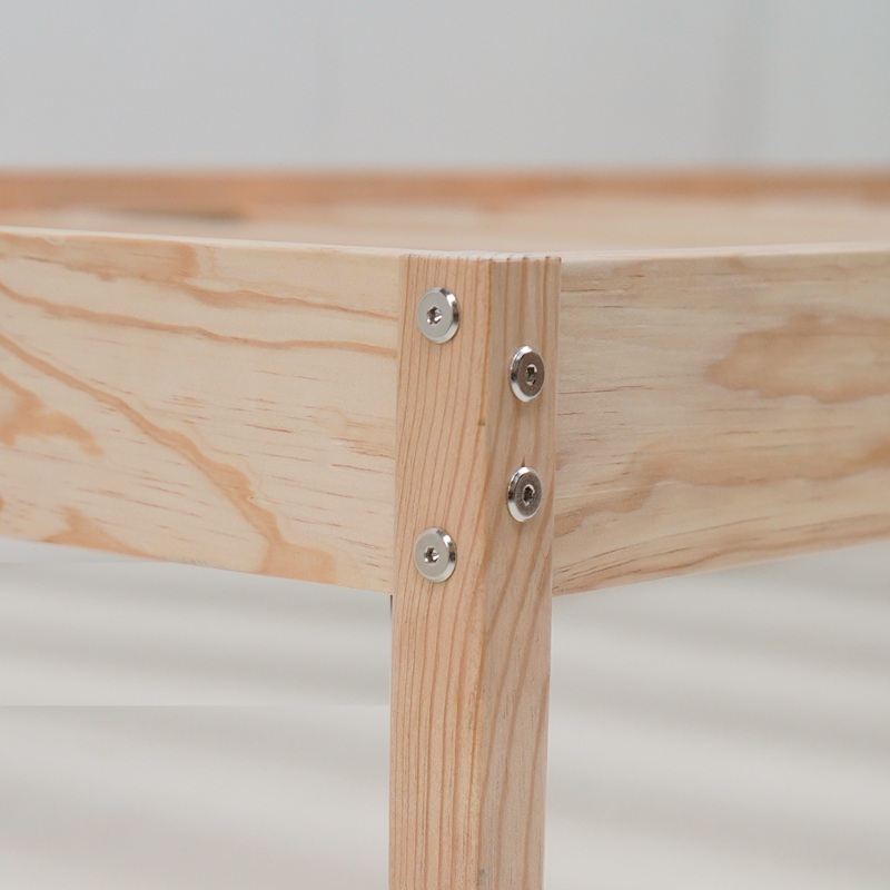 Cama Individual De Madera De Pino Importado Estilo Nórdico Recámaras