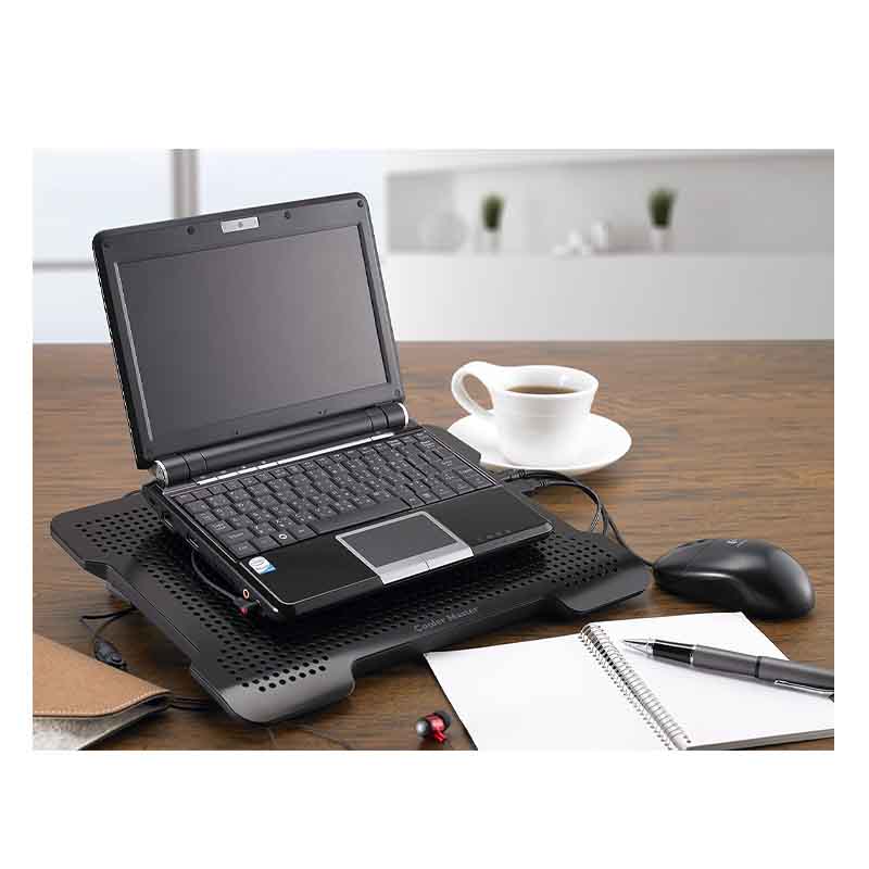 BASE ENFRIADORA COOLER MASTER PARA LAPTOP NOTEPAL X-LITE II R9-NBC-XL2K-GP NEGRA