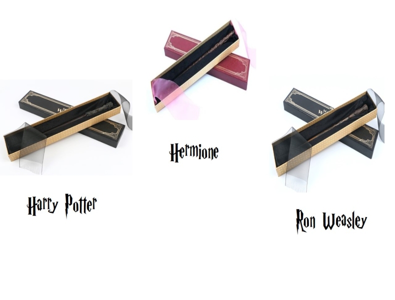 Varitas Harry Potter Con Estuche + Sticker Platinum + Ticket