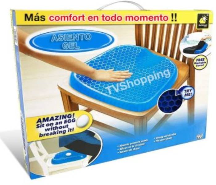 Cojín de asiento de gel elástico Cojín de panal