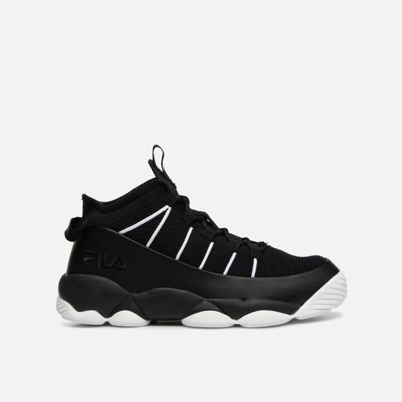 Tenis Fila Spaghetti Negro Blanco de Caballero