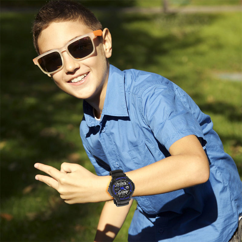 Reloj Digital Análogo Sport para Niño Contra Agua 1060 Redlemon