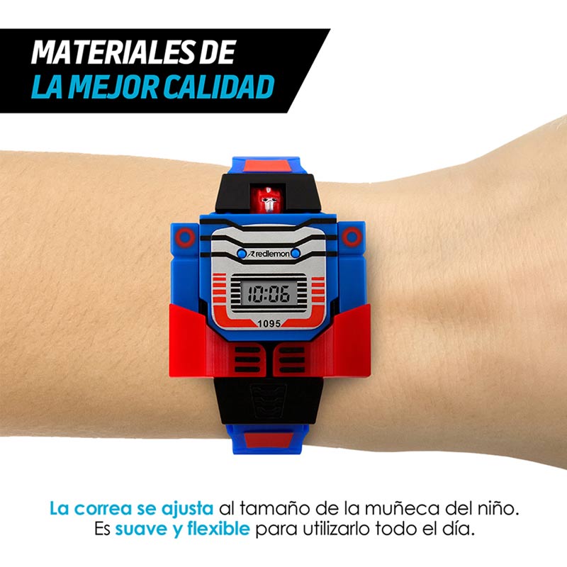 Reloj Digital para Niños Con Robot Infantil 1095 Redlemon