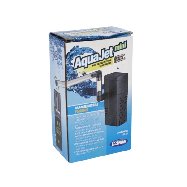 Filtro Interno Acuario 230 Litros/h Sumergible Aquajet Mini