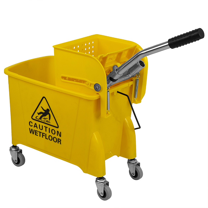 Cubeta Servicio con Exprimidor Separador de Agua Ruedas 20L