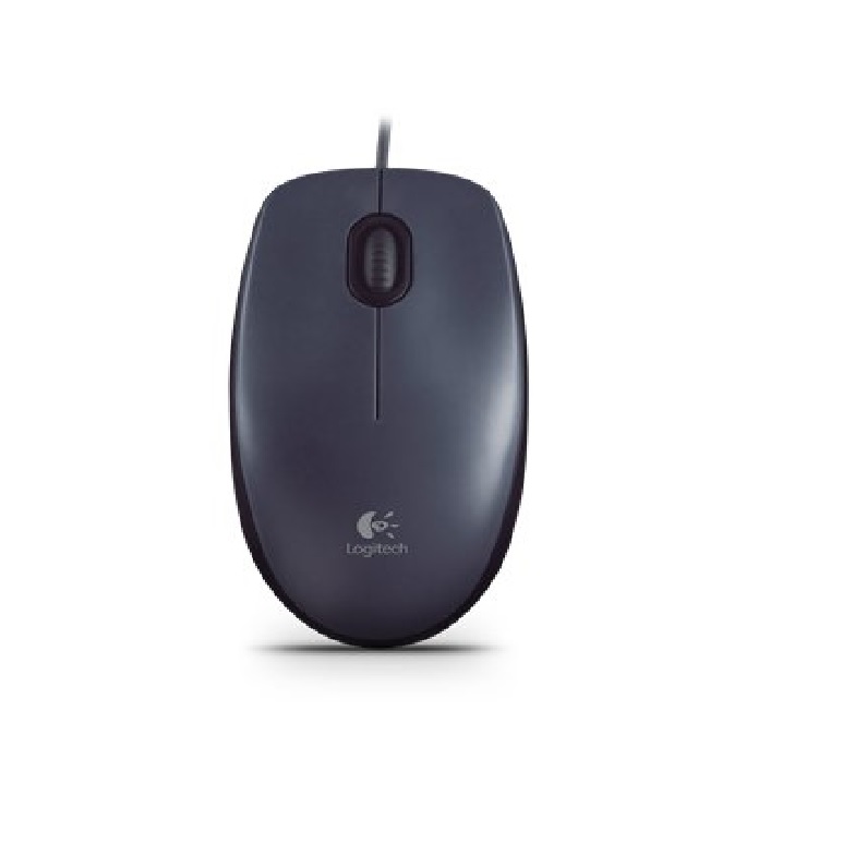 MOUSE LOGITECH M90 NEGRO OPTICO ALAMBRICO USB PC MAC LAP CABLE CASA OFICINA PUNTO DE VENTA SCROLL