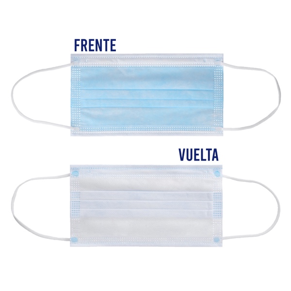  Cubrebocas Termosellado Tricapa Desechable 1000pzs Azul JH Hokins Calidad Premium Grado Quirurgico Registro Sanitario Cofepris