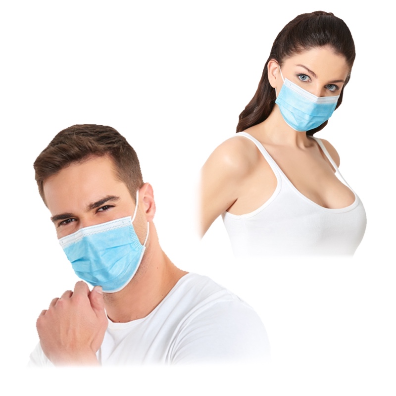  Cubrebocas Termosellado Tricapa Desechable 1000pzs Azul JH Hokins Calidad Premium Grado Quirurgico Registro Sanitario Cofepris