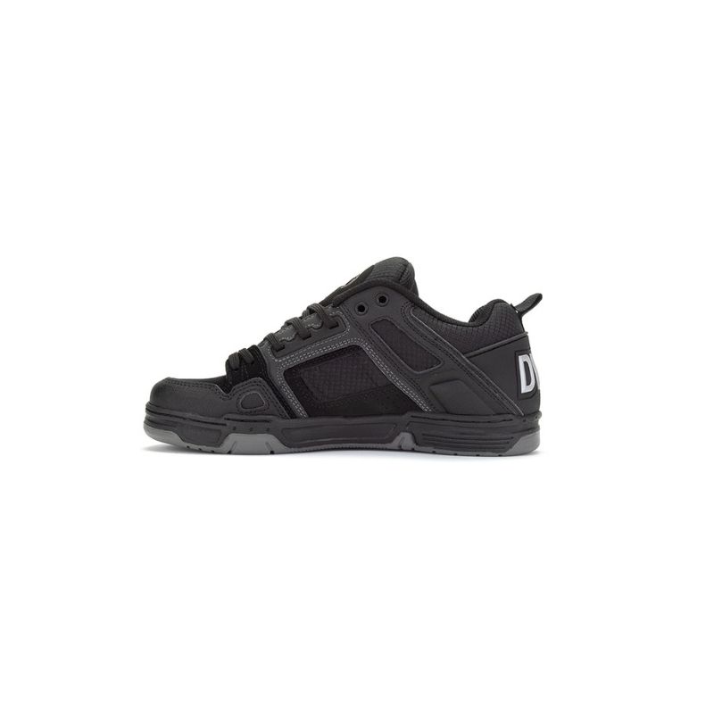 DVS COMANCHE 985 BLACK REFLECTIVE CHARCOAL NUBUCK.