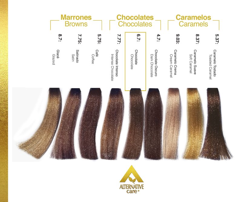 ALTERNATIVE CARE - TINTE CAFES con contenido de 90 g. y OXIDANTE con contenido de 90 ml.