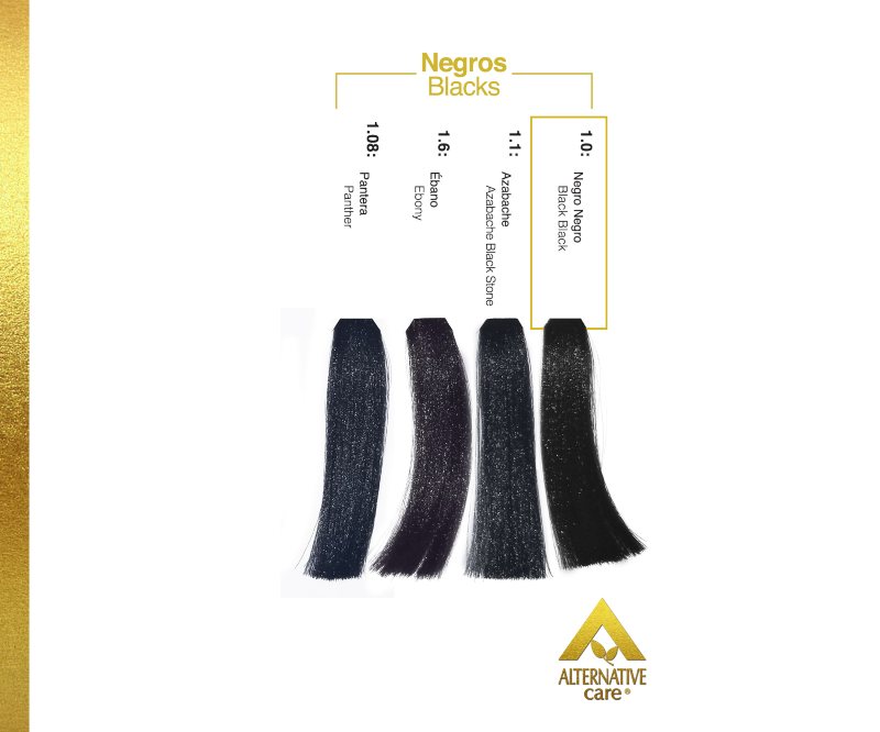 ALTERNATIVE CARE - TINTE NEGROS - ROJO con contenido de 90 g. y OXIDANTE con contenido de 90 ml.