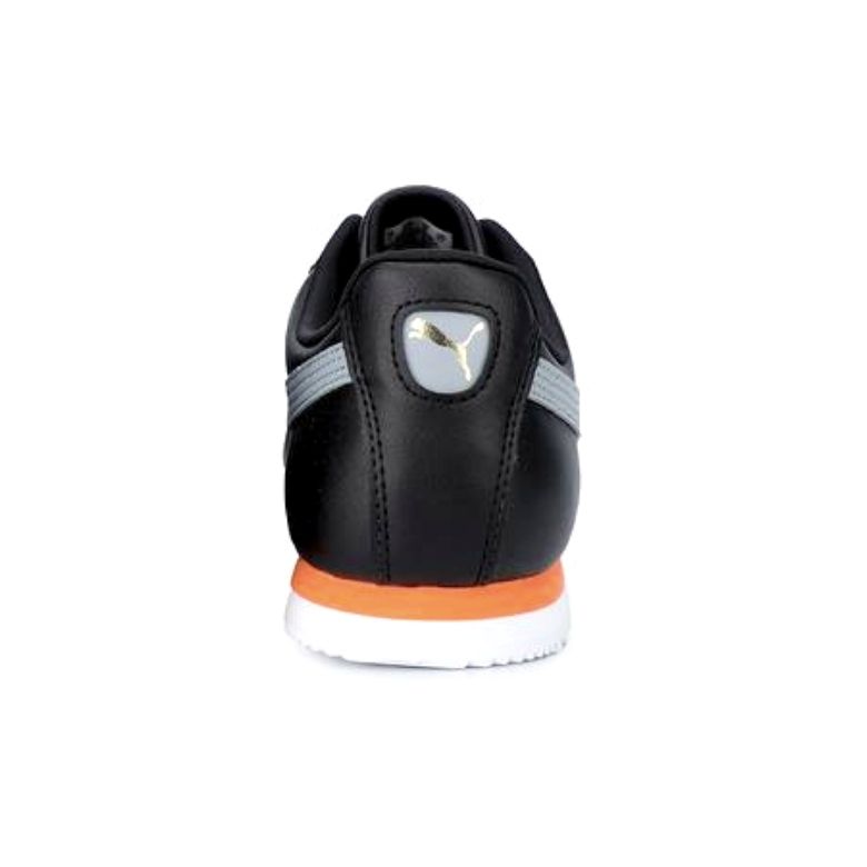 Tenis Puma Roma Basic+ Negro con Gris Naranja Originales 36957126