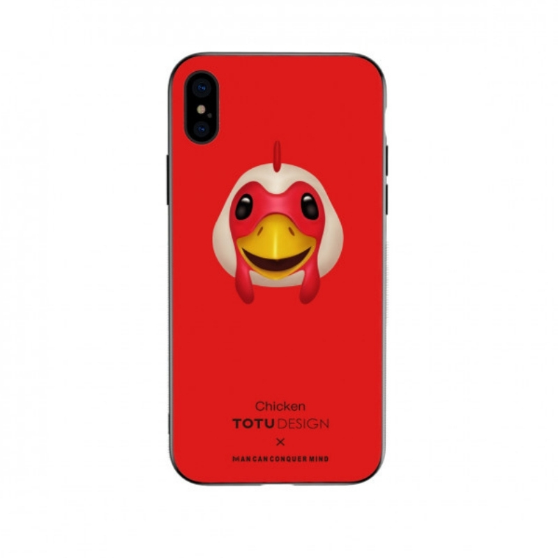 Protector Totu Animoji Chicken iPhone X/XS