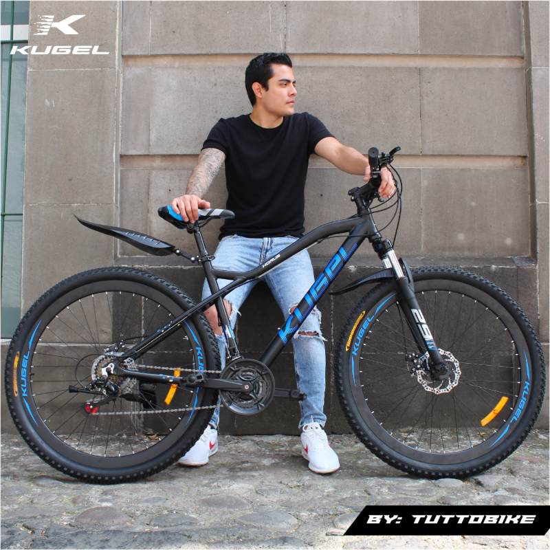 Bicicleta Montaña Rodada 29 21 Velocidades Kugel Horus Negro Azul