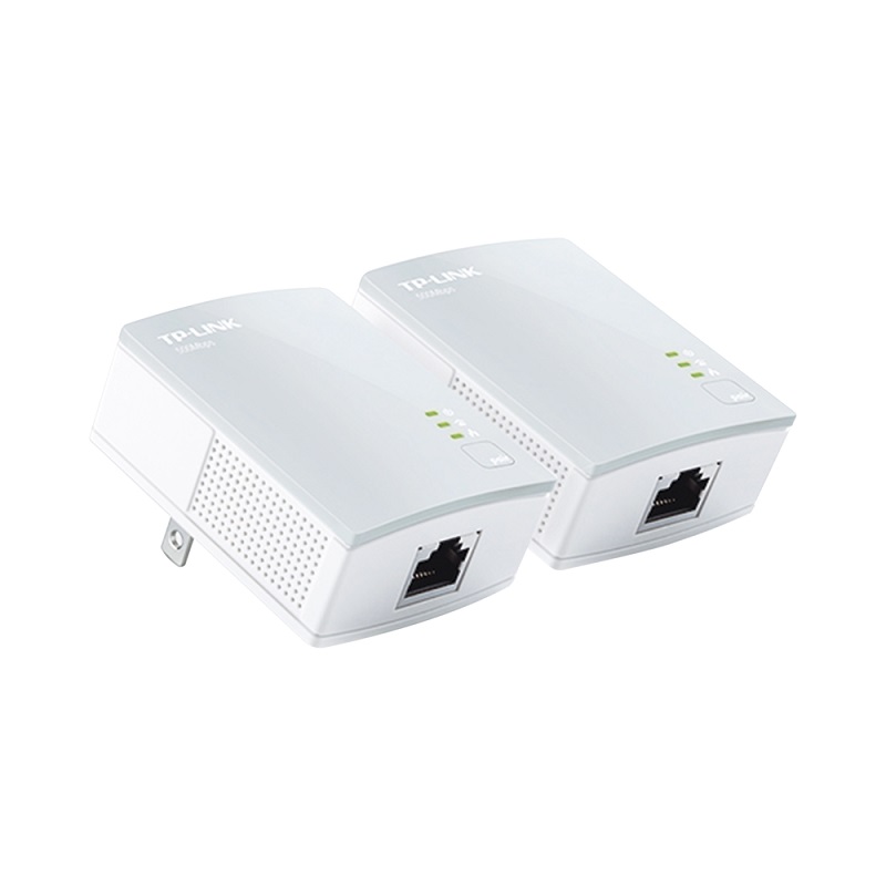 Kit Adaptador Powerline Ethernet, tecnologia HomePlug AV, 500Mbps, Plug and Play, , 1 Puerto 10/100 Mbps y tamaño ultra compacto
