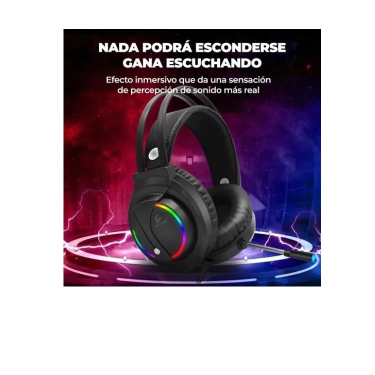 Audífonos Gamer con Micrófono para PS4 Xbox One PC, Diadema Auriculares Alámbrico Computadora Portátil, Tableta, Celulares