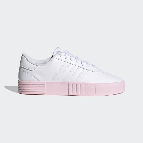 TENIS ADIDAS COURT BOLD BLANCO/ROSA FY6512