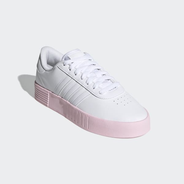 TENIS ADIDAS COURT BOLD BLANCO/ROSA FY6512