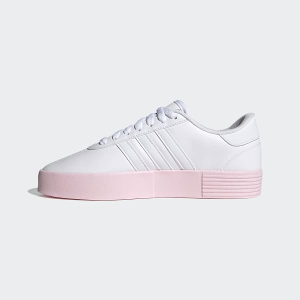 TENIS ADIDAS COURT BOLD BLANCO/ROSA FY6512