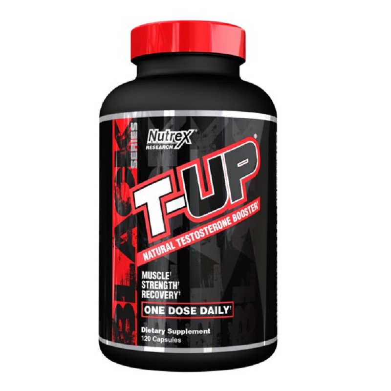 NUTREX T-UP BLACK 120 CAPS POTENCIADOR DE TESTOSTERONA