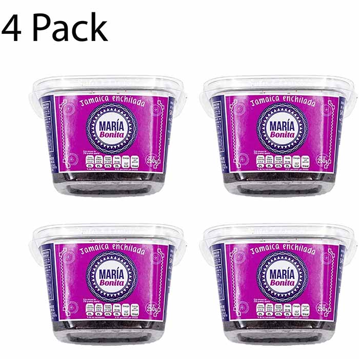 Jamaica Enchilada (Deshidratada), Paquete de cuatro piezas de 250 gramos cada una