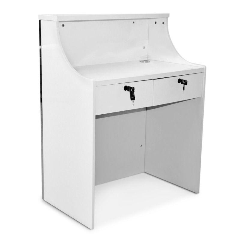 Mueble Recepción Estética Peluquería Barbería Gran Shopping Blanco