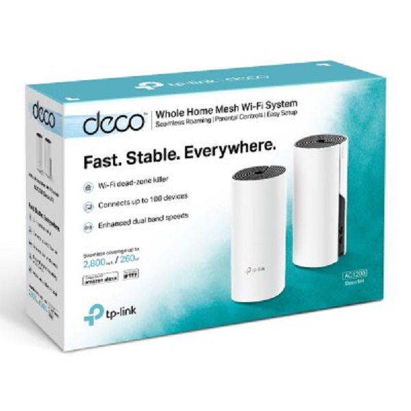 Acces Point, Router, Sistema MESH Wifi TP-LINK Deco M4(1-Pack), 2,4 GHz