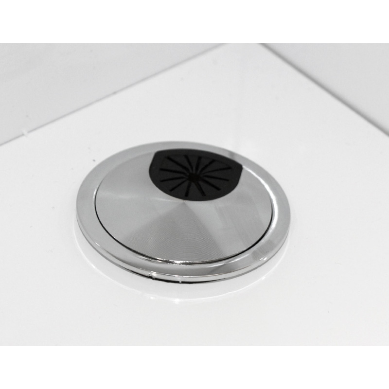 Mueble Recepción Estética Peluquería Barbería Gran Shopping Blanco