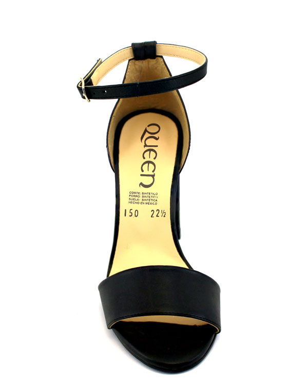 Zapatilla QUEEN con pulcera y tacón cuadrado