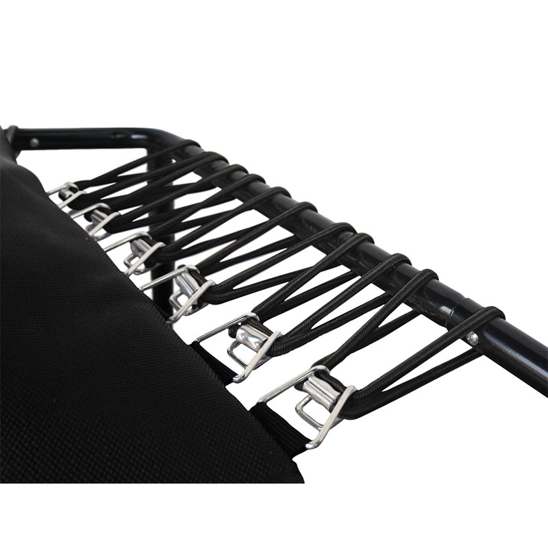 Trampolin Hexagonal Con Barra Agarradera Fitness Ejercicio Gym Workout Gris Unitalla