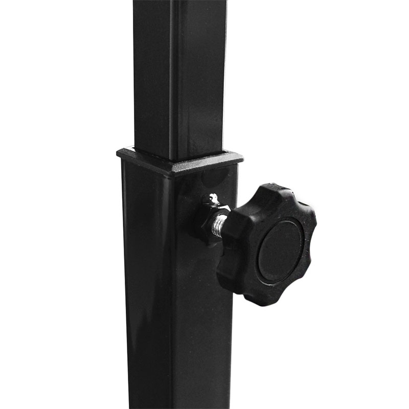 Trampolin Hexagonal Con Barra Agarradera Fitness Ejercicio Gym Workout Gris Unitalla