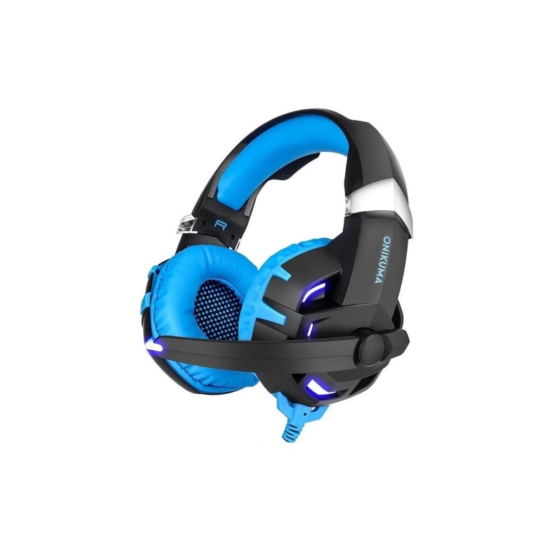 Gaming Headset Xbox One Headset with 7.1 Surround Sound Stereo, PS4 Headset with Mic & LED Light, Compatible with PC, Laptop, PS4, Xbox One Controller(Adapter Not Included), Nintendo Switch