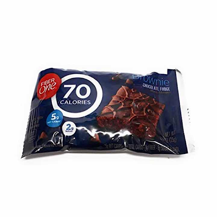 Brownies 70 Calorías, Fiber One, 24 Piezas de 25g c/u.