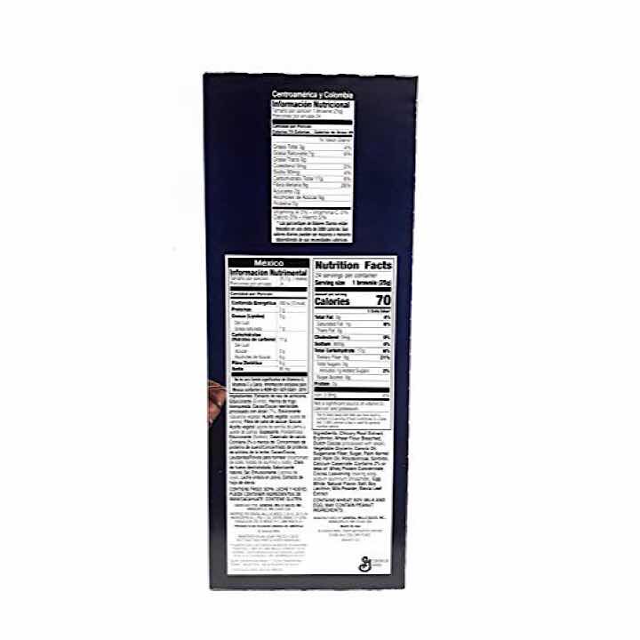 Brownies 70 Calorías, Fiber One, 24 Piezas de 25g c/u.