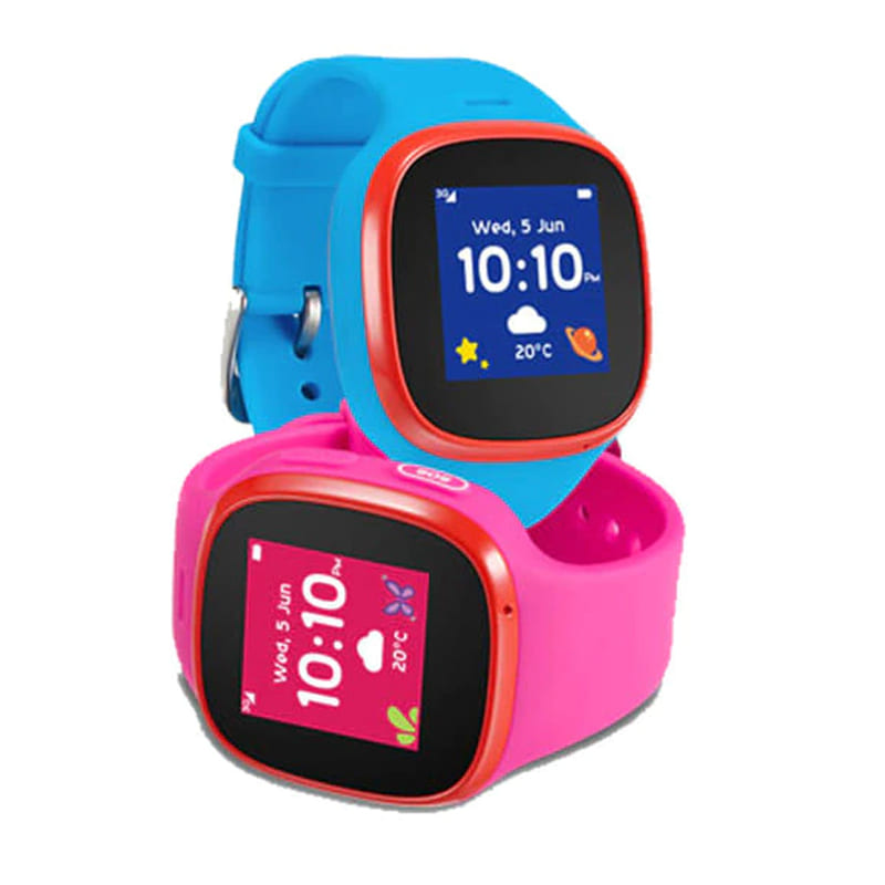 Oferta 2 Reloj inteligente TCL smartwatch para niños 3G - MT30W - Rosa y Azul / Incluye SIM listo para usar