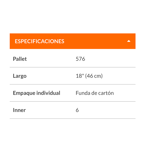 MACHETE PREMIUM CON SERRUCHO 2 EN 1 DOBLE FILO TRUPER 18 PULGADAS DE LONGITUD