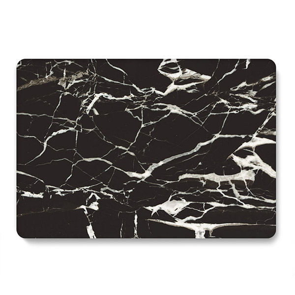 CARCASA FUNDA PROTECTOR CASE izÜg MACBOOK AIR 13 MODELO A1466, A1369 Piel Mármol negro