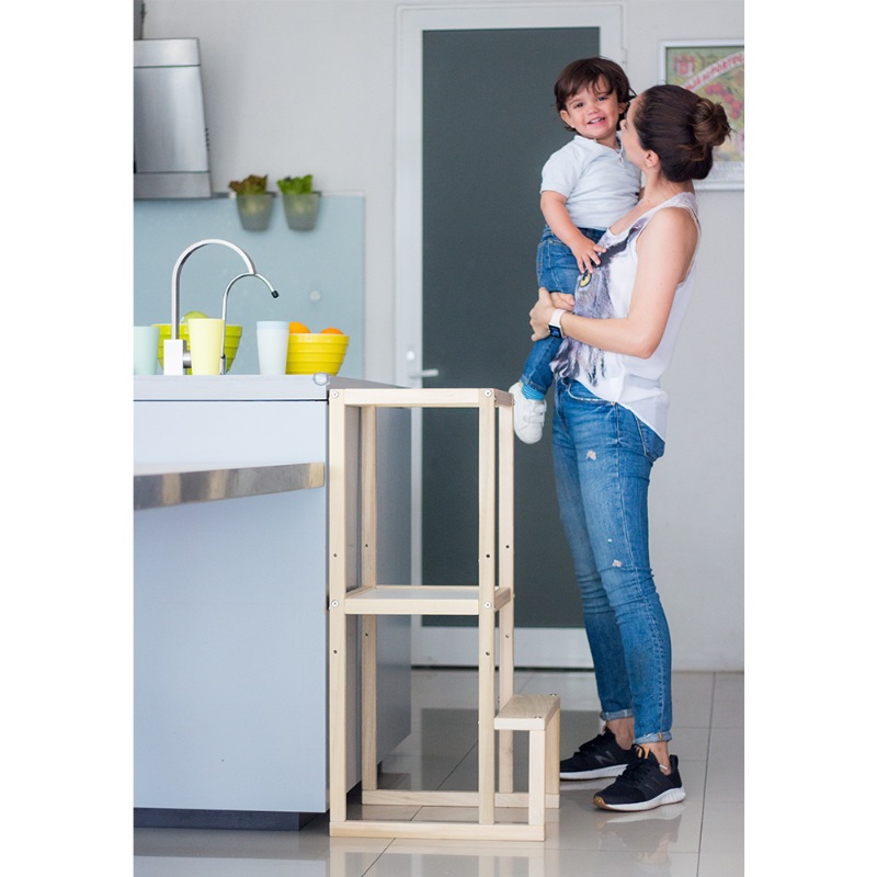 Torre De Aprendizaje Montessori Banco Infantil Taburete