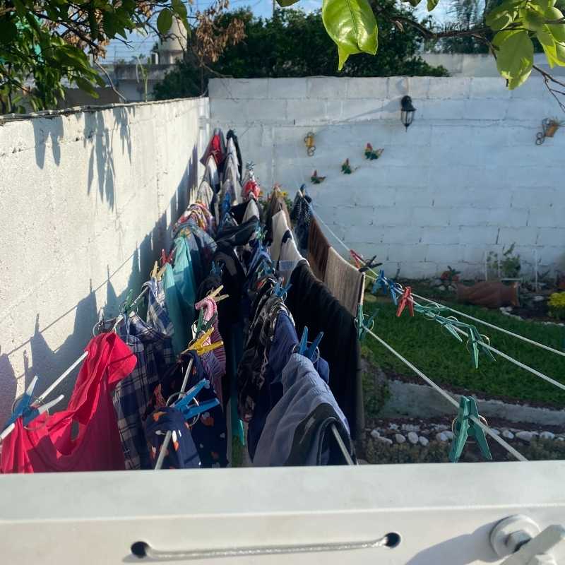 Tendedero de ropa plegable