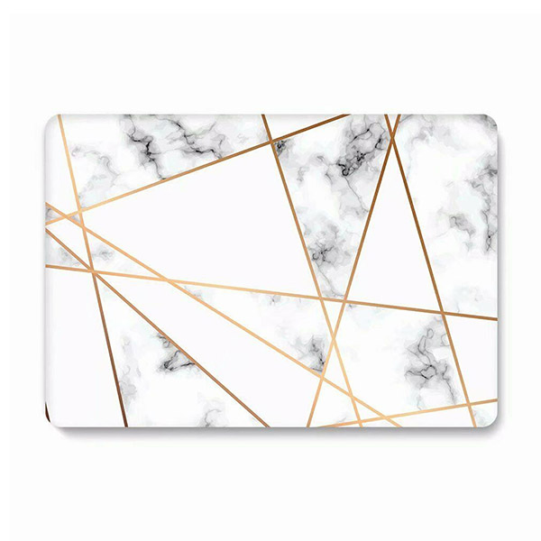 CARCASA FUNDA PROTECTOR CASE izÜg MACBOOK AIR 13 MODELO A1466, A1369 Marmol con Oro