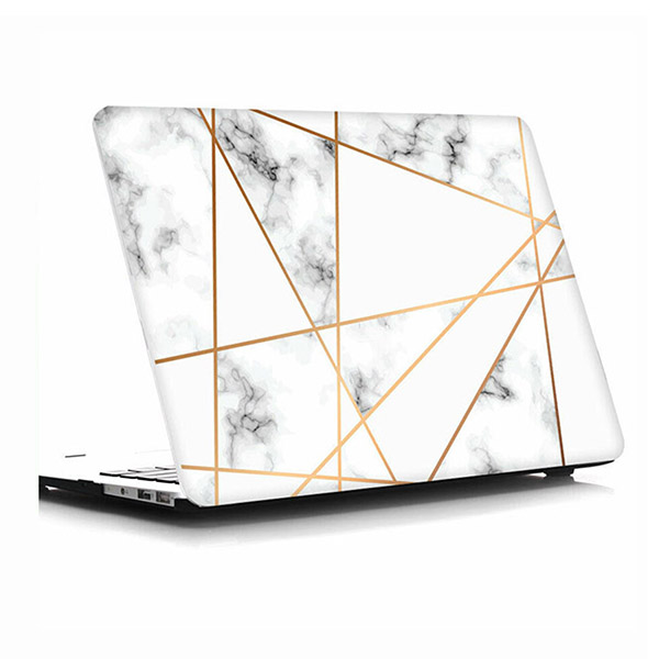 CARCASA FUNDA PROTECTOR CASE izÜg MACBOOK AIR 13 MODELO A1466, A1369 Marmol con Oro