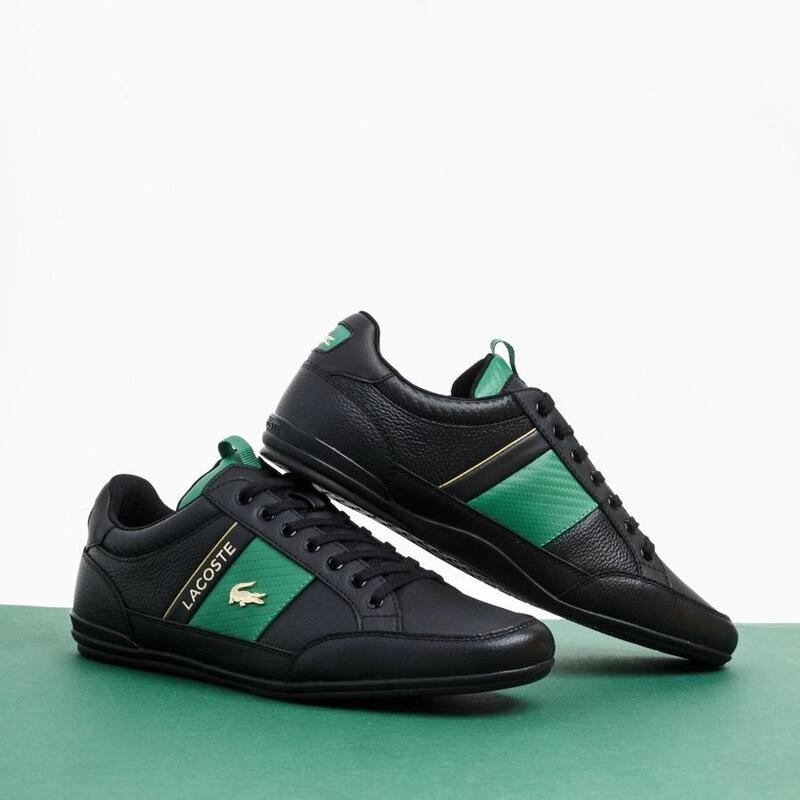 Tenis Lacoste Chaymon Negro Verde de Caballero