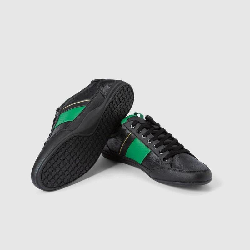 Tenis Lacoste Chaymon Negro Verde de Caballero