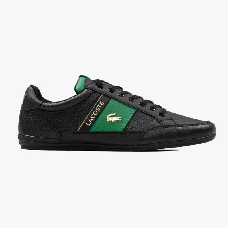 Tenis Lacoste Chaymon Negro Verde de Caballero