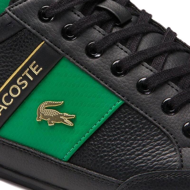 Tenis Lacoste Chaymon Negro Verde de Caballero