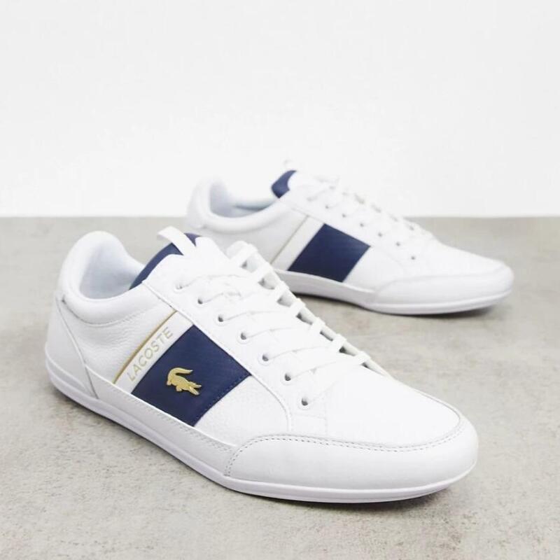 Tenis Lacoste Chaymon Blanco Marino de Caballero