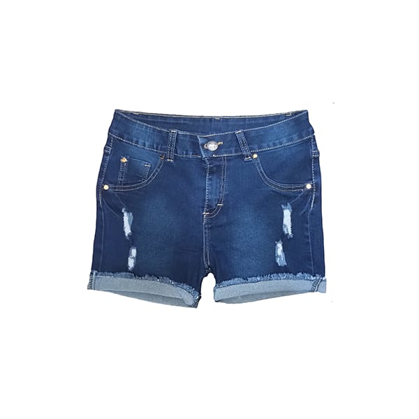 Short Corto De Dama Azul Oscuro